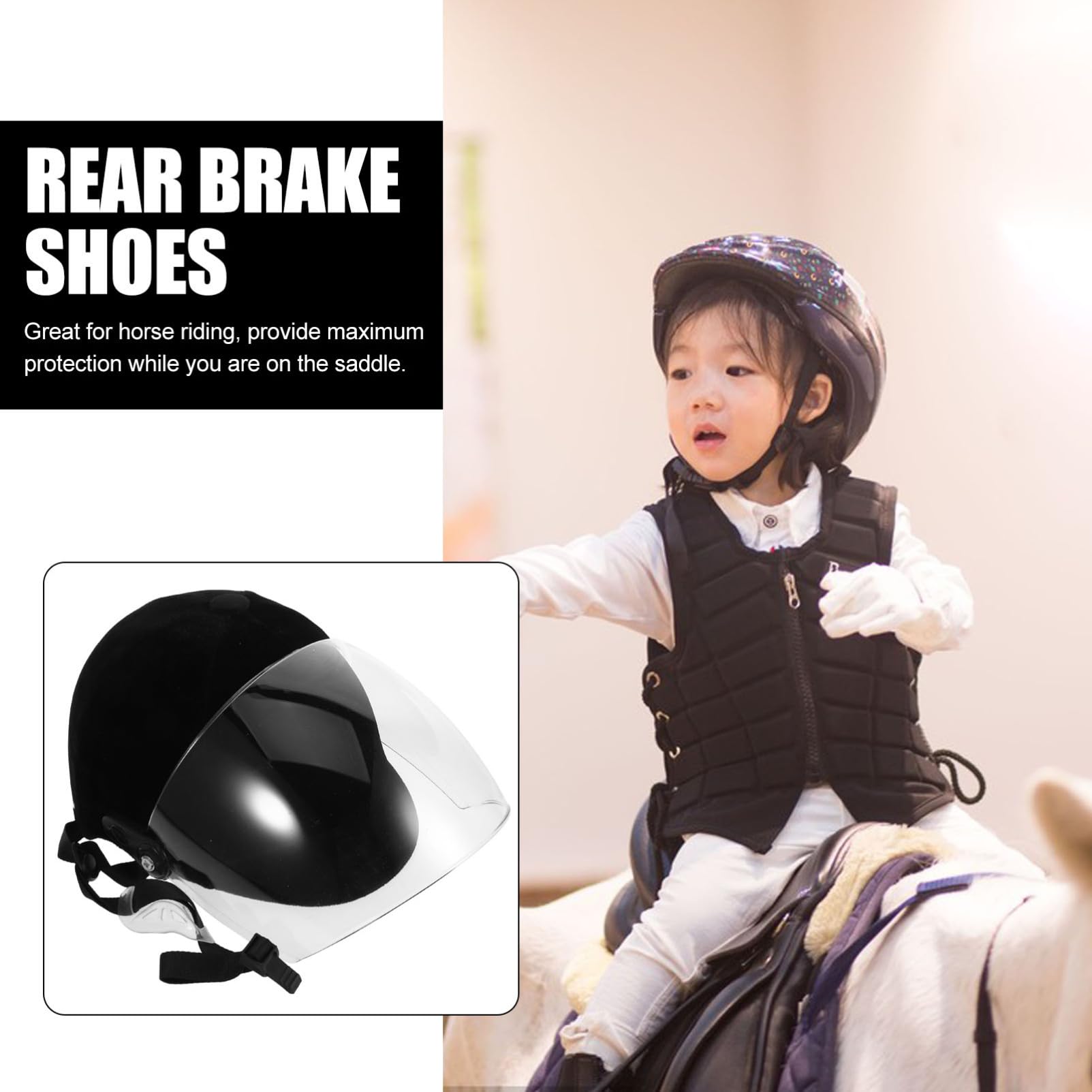 Happyyami Casco Per Bambini Casco Da Equitazione Per Bambini Sicuro E Confortevole Traspirante Pratico Ed Elegante