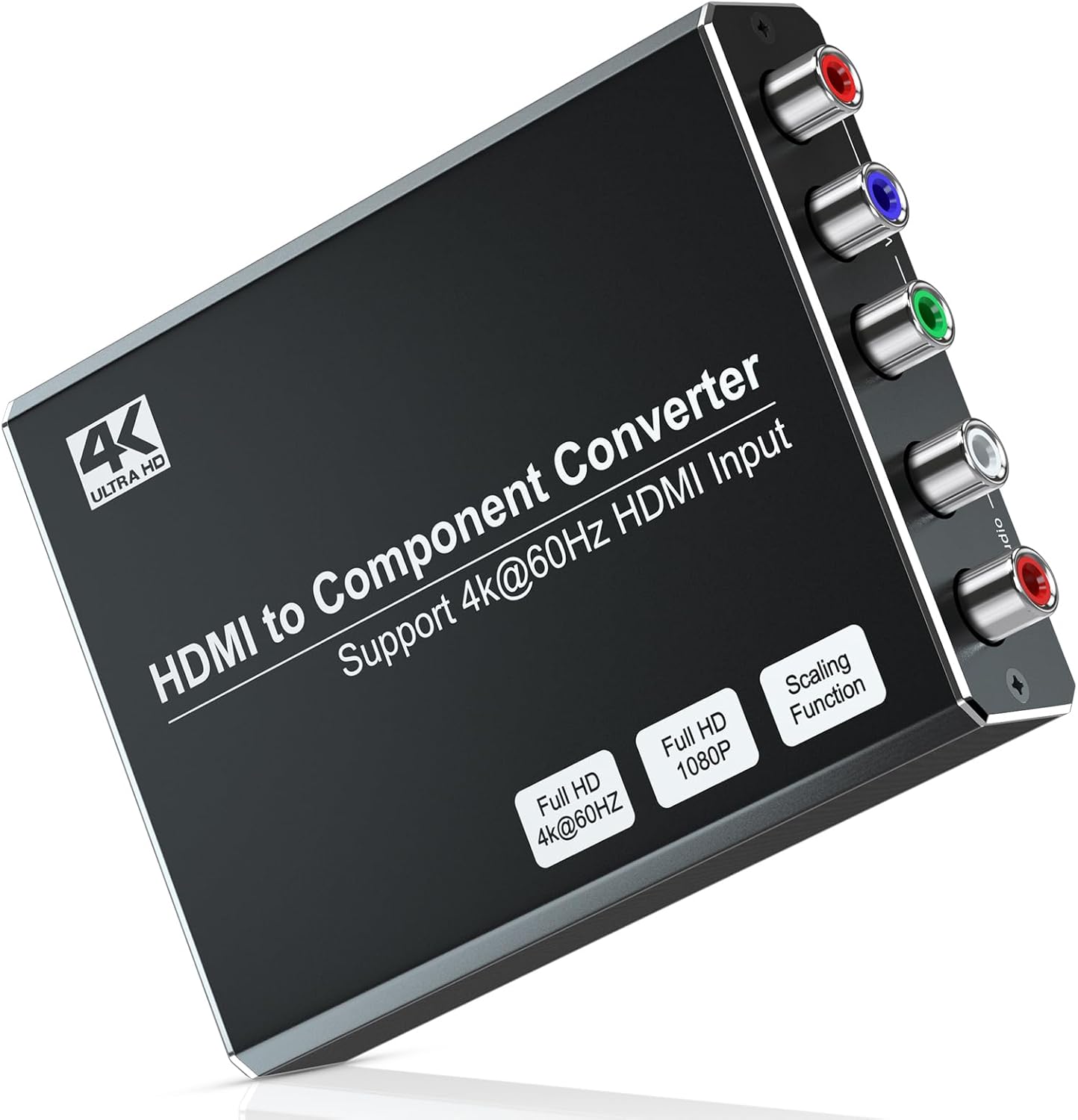 MISOTT 4K/60Hz HDMI to Component Converter with Scaling, Compatible with HDMI 2.0 Input and Component Output for DVD/PS3/PS4/PS5/Amazon Fire TV Sticks MISOTT 4K/60Hz HDMI to Component Converter with Scaling, Compatible with HDMI 2.0 Input and Component Output for DVD/PS3/PS4/PS5/Amazon Fire TV Sticks