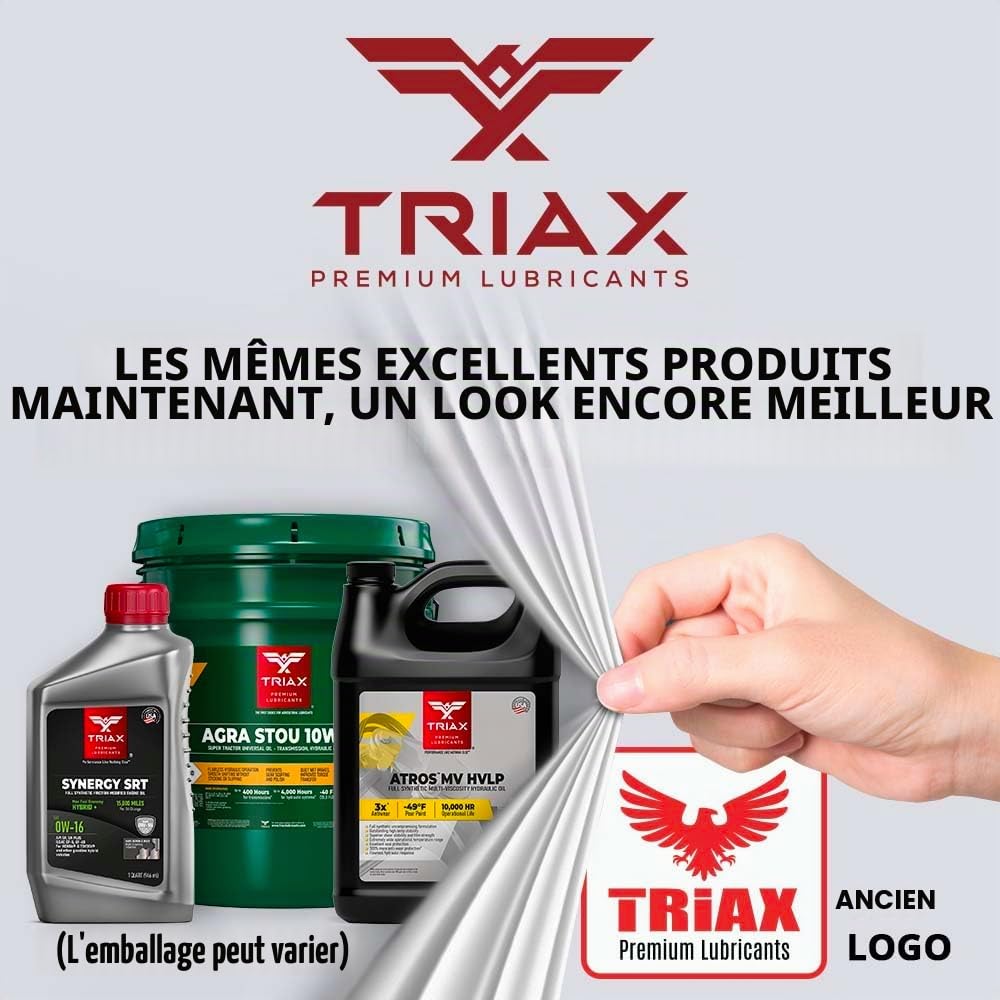 TRIAX Atlas 600 Graisse synthétique bleu, haute température -40°C +232°C, NLGI-2, service intensif, très haute performance, étanche (marine), haute adhérence, indice EP élevé - Pack de 2