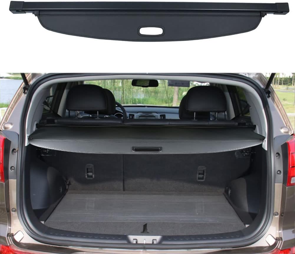Cargo Cover for Kia Sportage 2011 2012 2013 2014 2015 2016 Accessories Rear Black Trunk Shade Luggage Security Cover