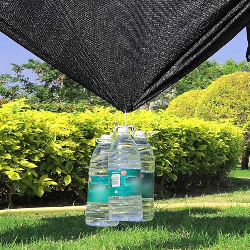 Filet d'ombrage noir haute densité avec œillets pour une protection solaire durable du jardin - 6