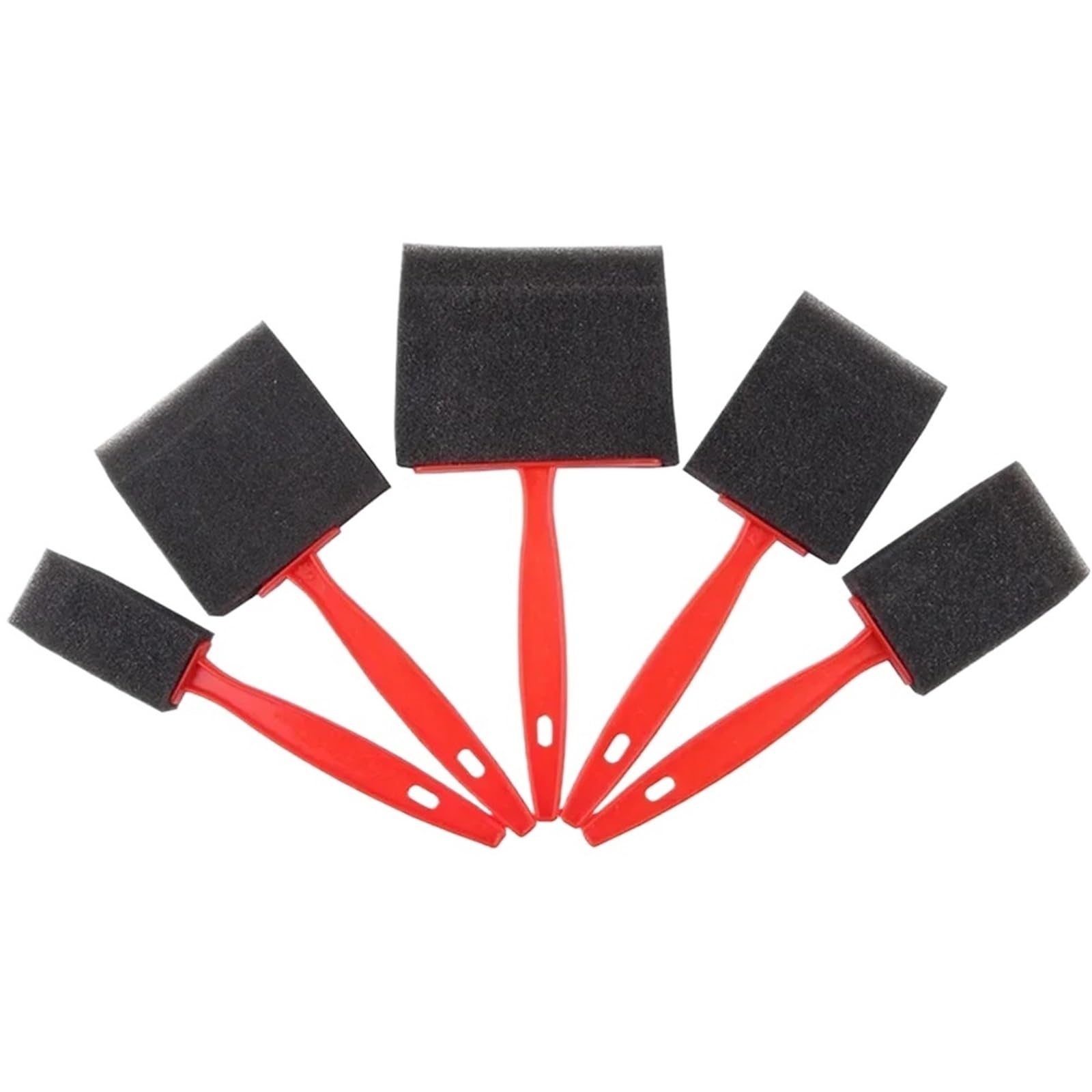 Schwammpinsel zum Malen, 50/80 Stück, Schaumstoff-Pinsel, Ölflecken, Polyurethan, Bastelkunst-Set, Kinderzeichnung, Malpinsel für Kunst und Handwerk (80 Stück)