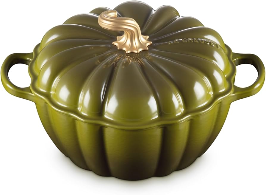 お値下げ！美品　LE CREUSET パンプキン　ホーロー鍋　22センチ ル・クルーゼ パンプキン22センチ鍋 値下げ！ 美品 LE CREUSET