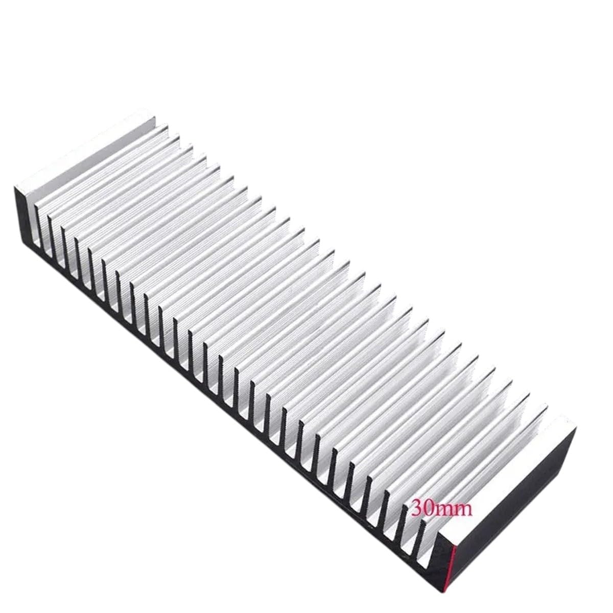 Heat Sink 200 * 60 * 30Mm (Silver) Aluminum Heat Sink and Other Special Thicker Amplifier