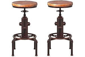 Topower Industrial Bar Stools: Elevate Your Decor with Vintage Charm