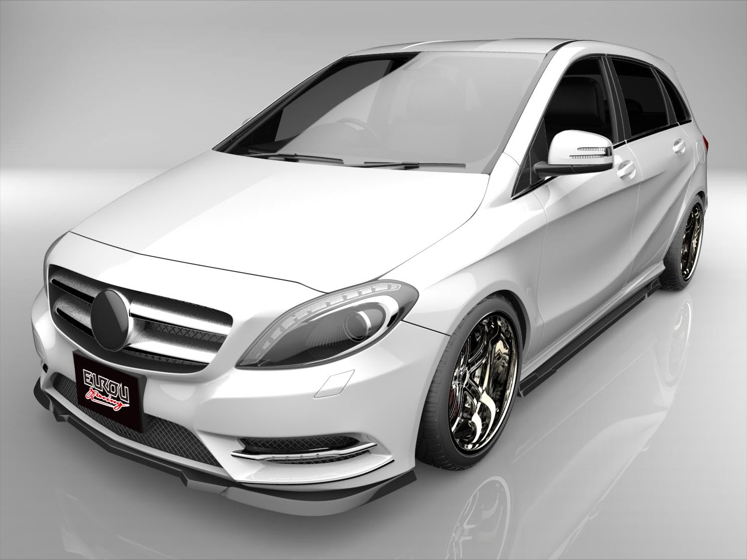 ベンツB180 Mercedes-Benz B-Class フロントスポイラー Amazon | Bクラス W246 前期 フロントアンダースポイラー 国産エアロ