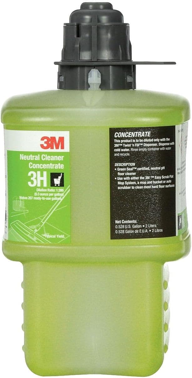 Neutral Floor Cleaner, Size 2L, Yellow