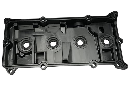 Miniatura 7 de Cubierta de válvula de motor con juntas, pernos, tapa de llenado de aceite, válvula PCV, sellos de tubo de bujía compatibles con Nissan Sentra
