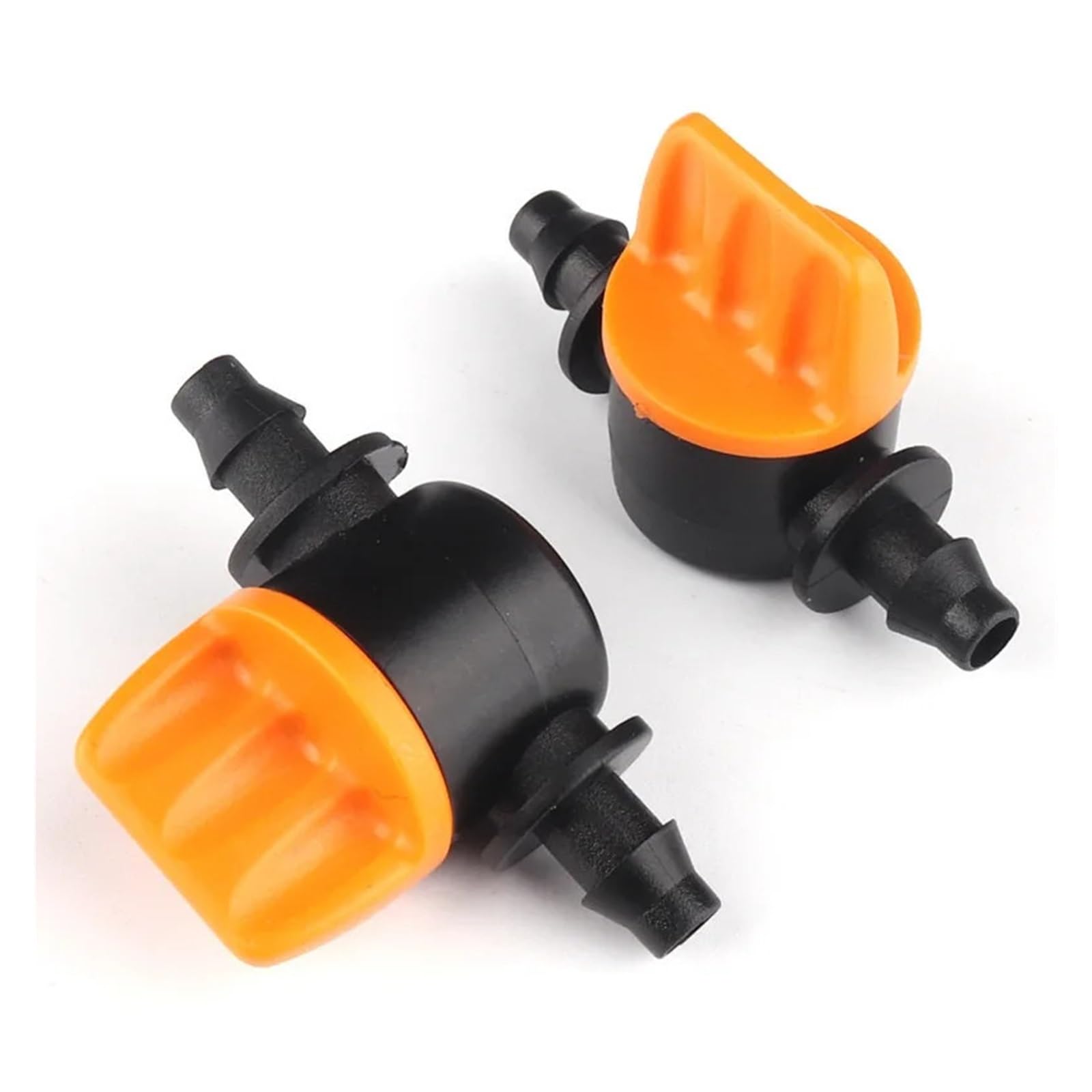 Bngdfdgh One Color 20Pcs 1/4'' Barbed Mini Valve Garden Tap Barb Connectors For 4/7Mm Hose Irrigation Water Flow Control