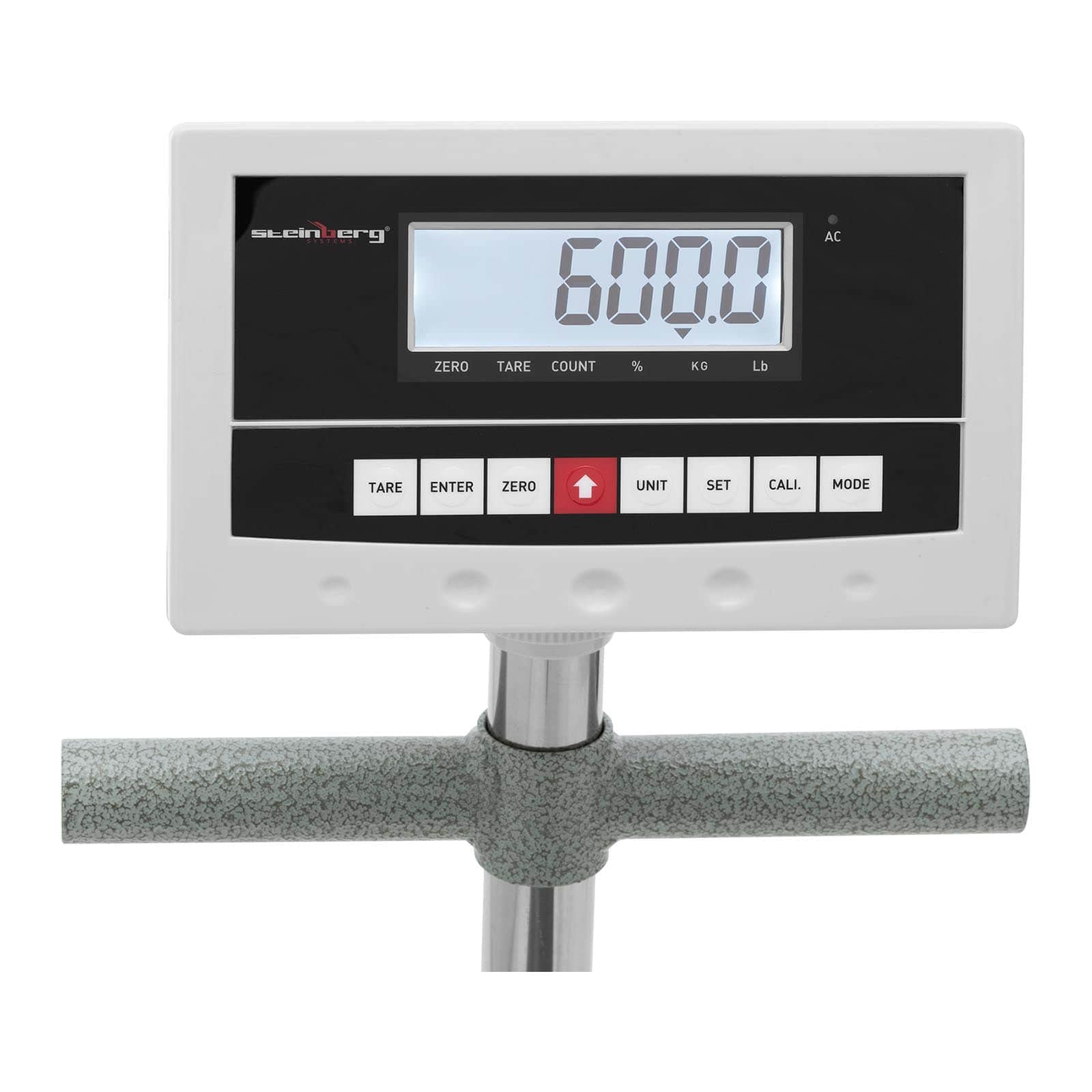 Steinberg Systems SBS-PF-600/100N Bilancia a piattaforma a rotelle 600 kg / 0,1 kg 500 x 600 x 190 mm