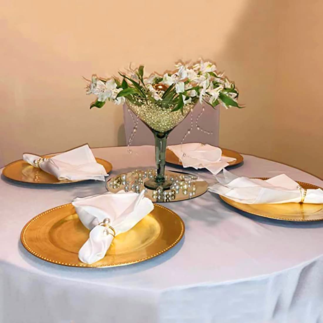 Set Di 24 Portatovaglioli Intrecciati In Filo Rosso - Eleganti E Fatti A Mano Per Decorazione Tavola, Matrimoni, Cene E Natale