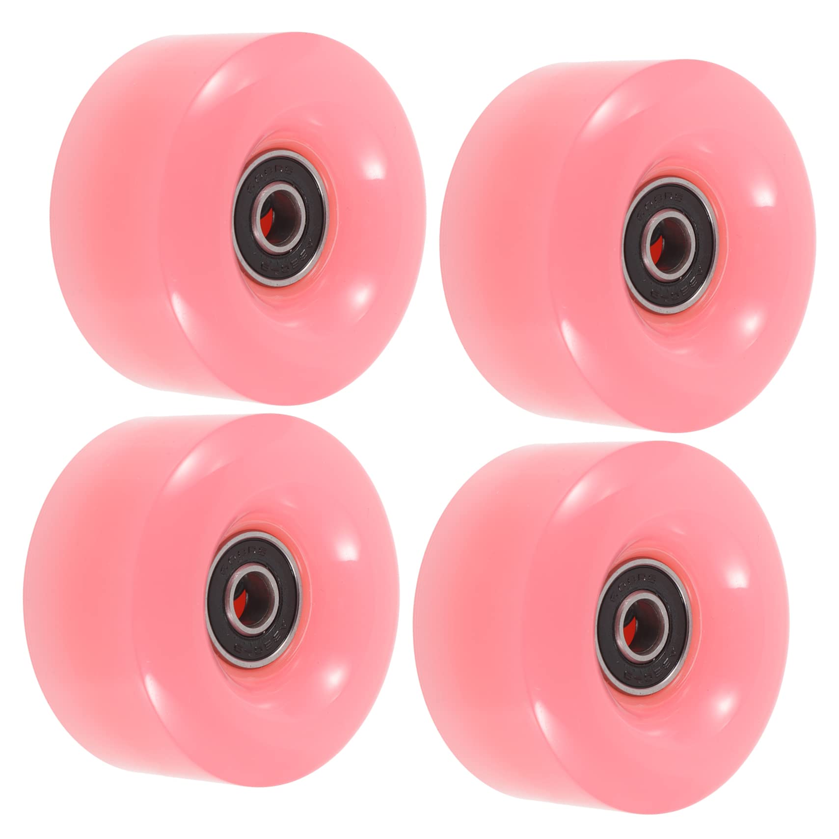 LIOOBO 4pcs Outdoor Roller Skate Wheels Non-skid Wear-resistant Sturdy Skate Wheels for Concrete Asphalt