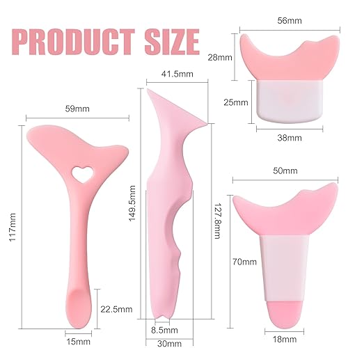 Miniatura 7 de Plantilla de delineador de ojos, plantilla de silicona para delinear, protector de rímel, herramienta delineador de ojos, delineador de pestañas,