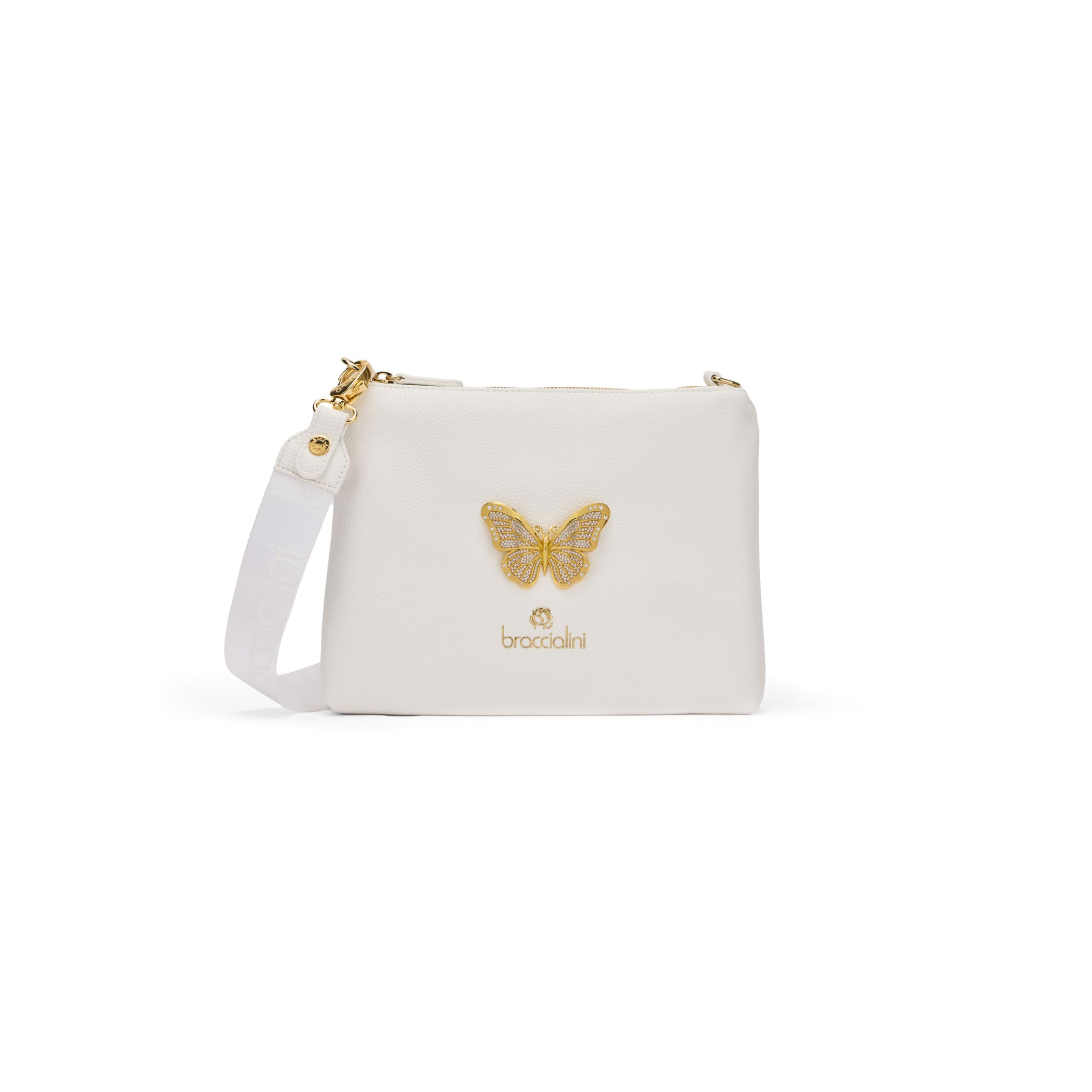 Braccialini Pochette Donna Beth Jewels con Farfalla Gioiello e Tracolla