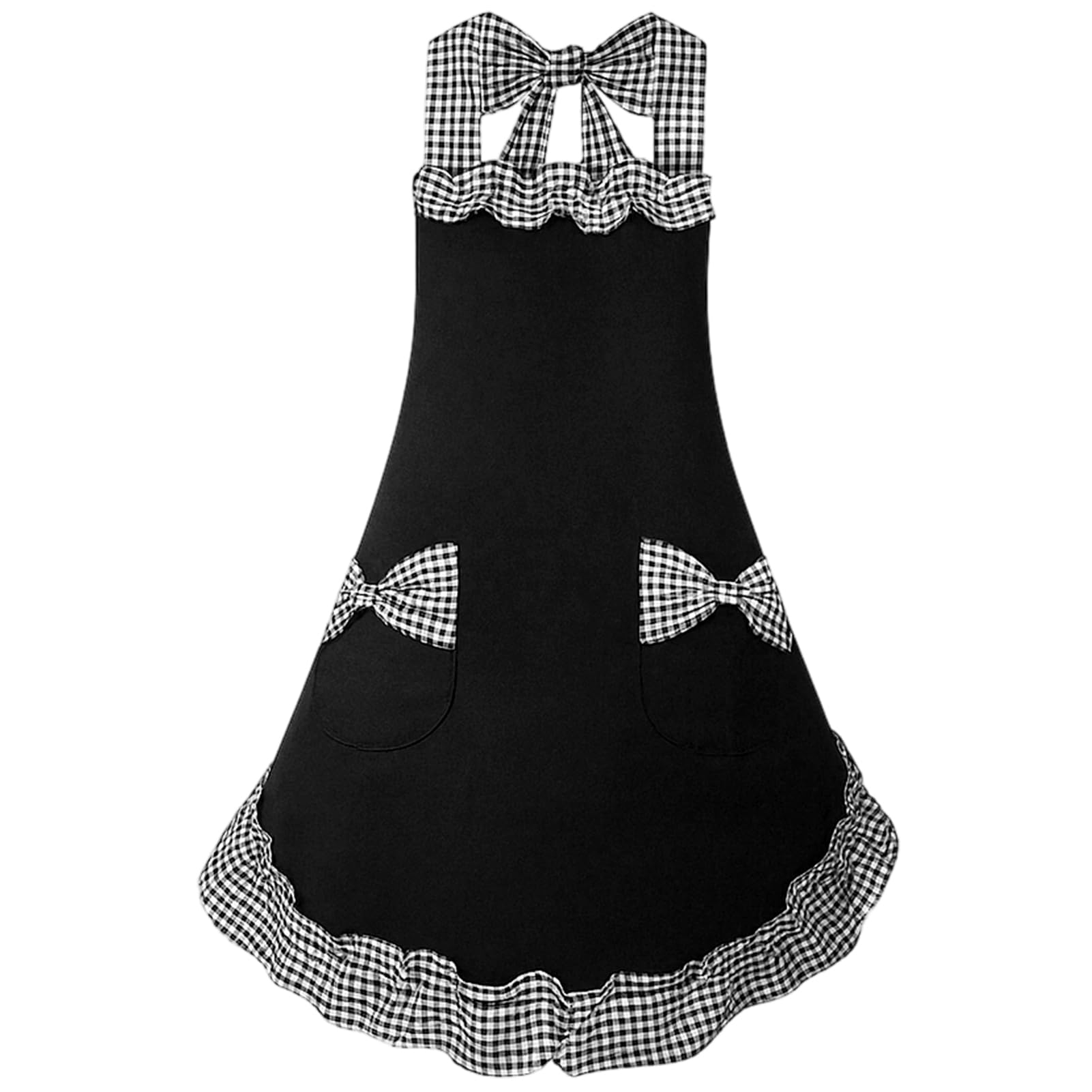 Adfuenom Küchenschürze,Verstellbare kochschürze Damen,Schürze Mädchen Perfekt zum Kochen, Backen, Gartenar.Niedliche Retro Vintage Backschürze als Geschenk für Mama Frau Freundin Oma