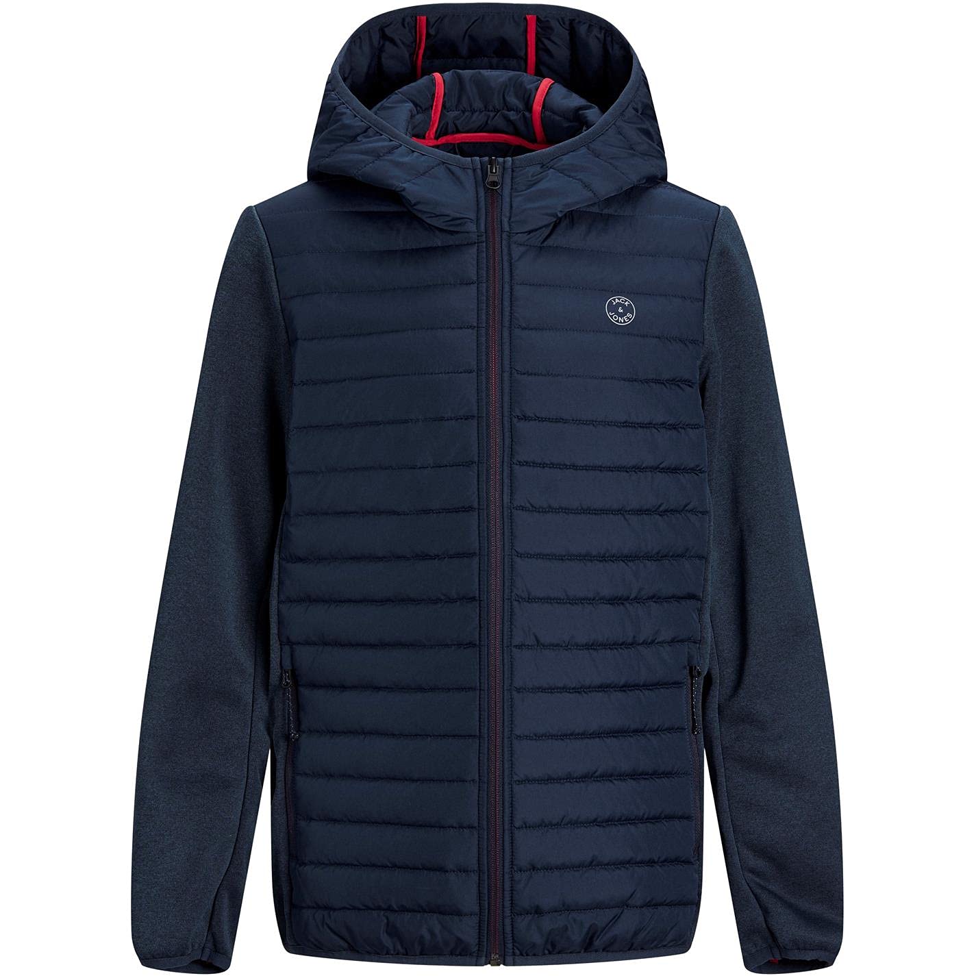 JACK & JONES Boys' Jjemulti Quilted Jacket Jr Jacket, Blazer navy, 12 Years