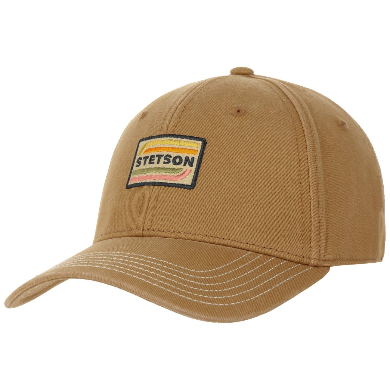 Stetson Lenloy Baseballcap Stoffcap Uni einfarbig Strapback Herren Sommer Winter