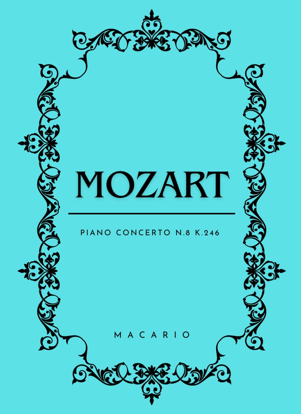 Mozart Piano Concerto N.8: Score for 2 Piano