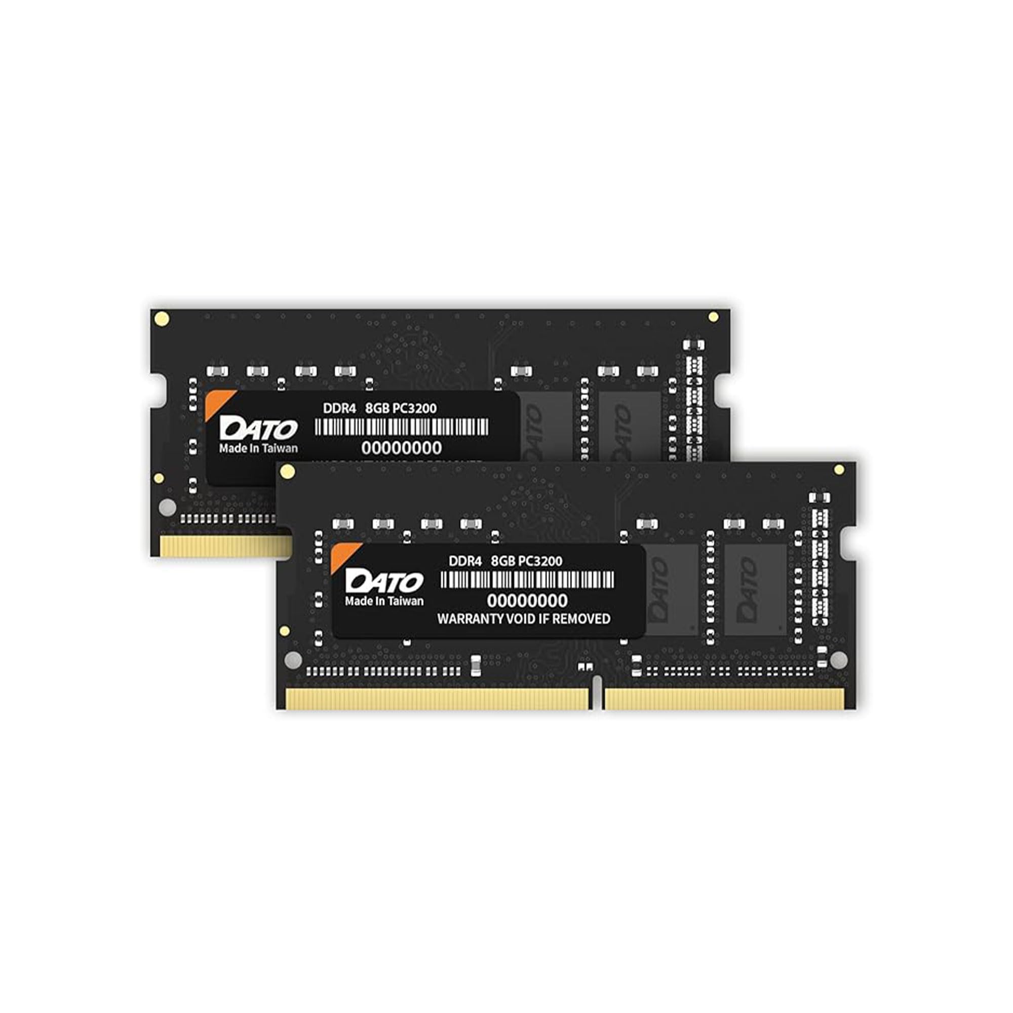 DATO 16GB RAM (8GBx2), DDR4 3200MHz PC4-25600 CL22 SODIMM 1.2V 260-Pin Non-ECC SODIMM, Laptop Notebook Memory Module