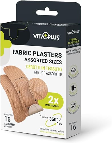 Vita Plus Fabric Plasters 16-Piece Set
