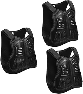 BESPORTBLE 3Pcs Crianças + Bicicletas Regata Atlética Criança Skate Colete Infantil Bicicleta Protetor De Peito Colete Equipamento De Proteção Colete De Proteção Infantil Colete De Proteção