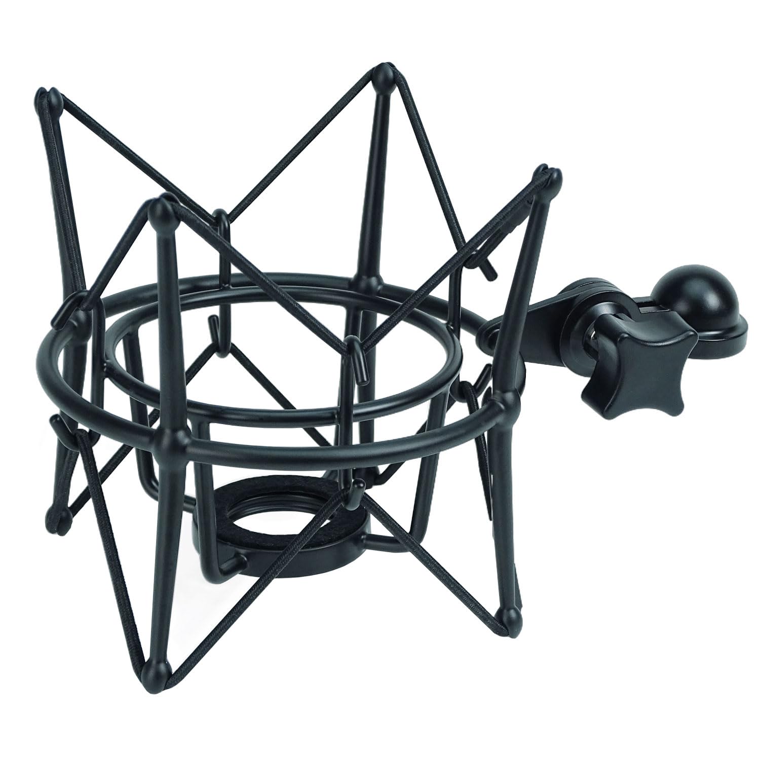 keepdrum MS138 Gelenkarm-Stativ mit MS090B Multi-Mikrofon-Spinne Schwarz