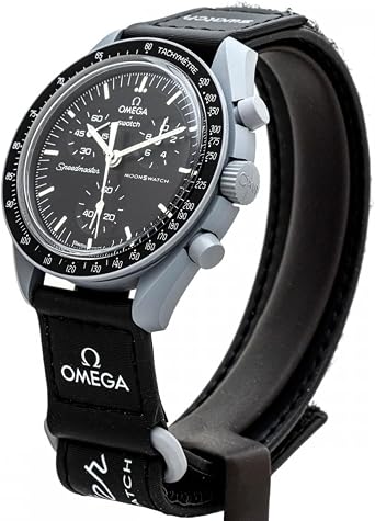 Omega x Swatch Moon Swatch Mission to The Moon Speedmaster Black SO33M100 Unisex