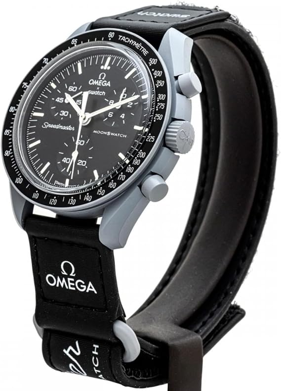 Omega x Swatch Moon Swatch Mission to The Moon Speedmaster Black SO33M100 Unisex