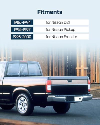 Miniatura 2 de ECCPP Manija de puerta negra para camioneta Nissan 1995 1996 1997 (puerta trasera)