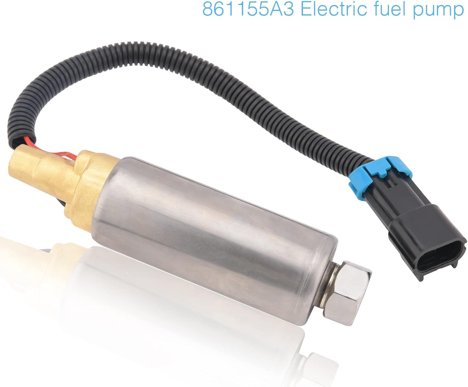 861155A3 Electric Fuel Pump For Mercury Mercruiser Marine Boat 4.3L 5.0L 5.7L V6 V8 Replaces Part# 861155A3 861155-2 18-8868 Low Pressure Fuel Pump