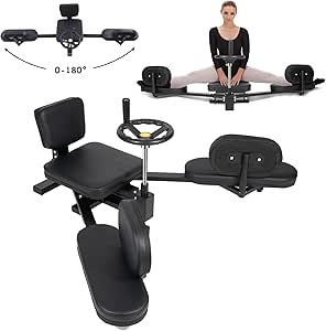 Beenspreider/beenstretcher, 180 graden strekking, spagattrainer, fitnessapparatuur, mechanische spaghettitrainer met draaikrank