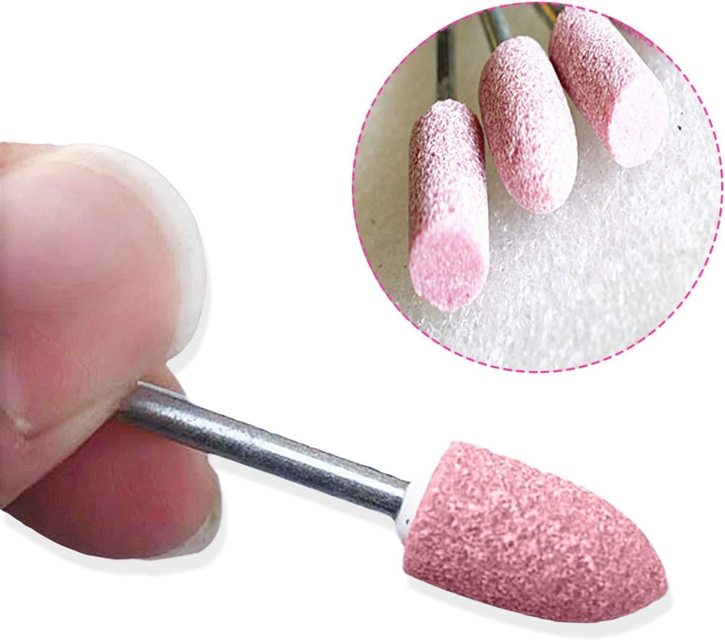 Burrs Buffing Wheels Grinding Heads Rotary Tool Outer Diameter Grinding Wheel，10Pcs 1/8 Shaft Mounted Rotary Tool Grinding Wheel Head Ceramic Grinding Wheel Head Electric Grinding Wheel Accessories