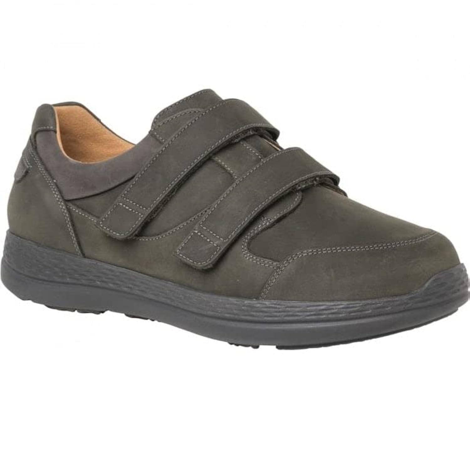 Ganter Men's Karl-Ludwig Healthcare Shoe, Gray, 46 EU 3X-Weit