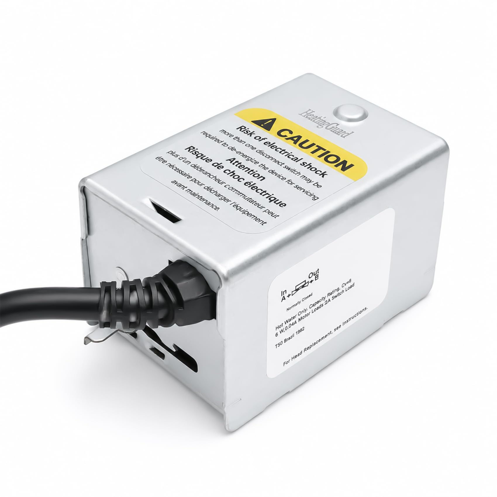 VT1 - Testa di valvola a 2 porte, ricambio diretto per attuatore motorizzato Honeywell a 2 porte V4043H V4043H1056 adatto a 22 mm 28 mm 0,5" 0,75" 1"