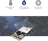 Vista 3 de mSATA SSD 128GB Plus - Unidad interna de estado sólido 3D NAND para mini PC, portátiles, tabletas, PC (mSATA 128GB)