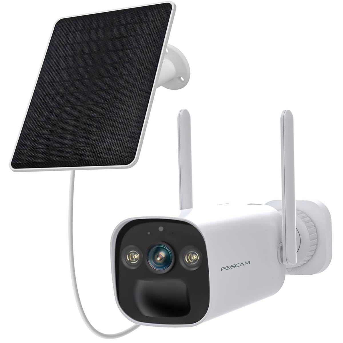 Foscam BP4 kamera monitorująca 2K 4 MP, Wi-Fi, w zestawie wysoce wydajny panel słoneczny, dwukierunkowe audio, widoczność w nocy w kolorze, wodoszczelność IP66