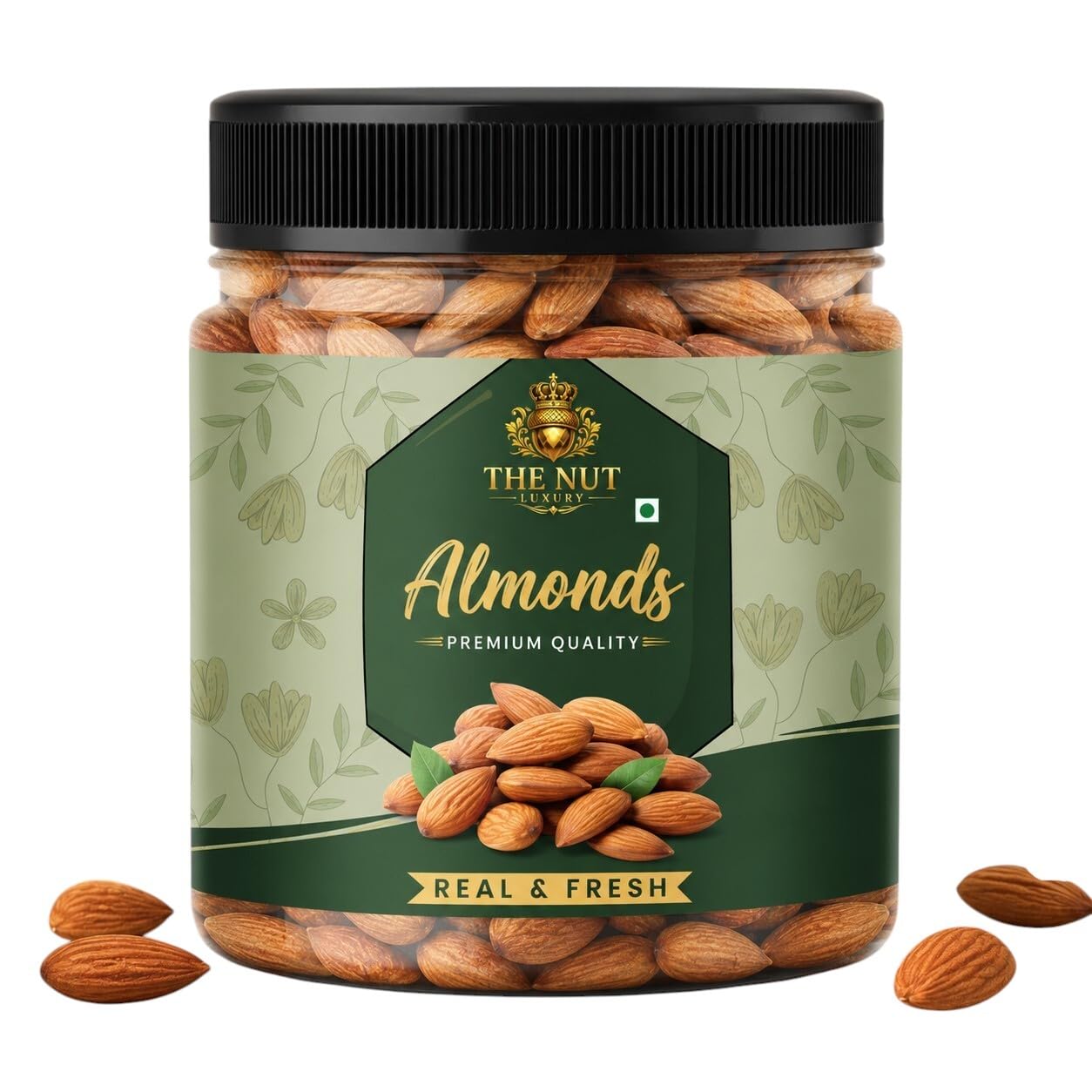 THE NUT LUXURY Pure California Almonds 1Kg (Badam Giri) | Premium Whole Almond Kernels | Natural Almond Nuts | Protein & Fiber Rich Dry Fruits | Healthy Snack | Fresh Crunchy California Badam-image-24