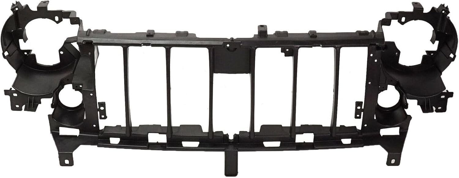 for Jeep for Liberty 2005-2007 Header Panel Plastic Front Black Smooth Radiator Supports-Type CH1223101
