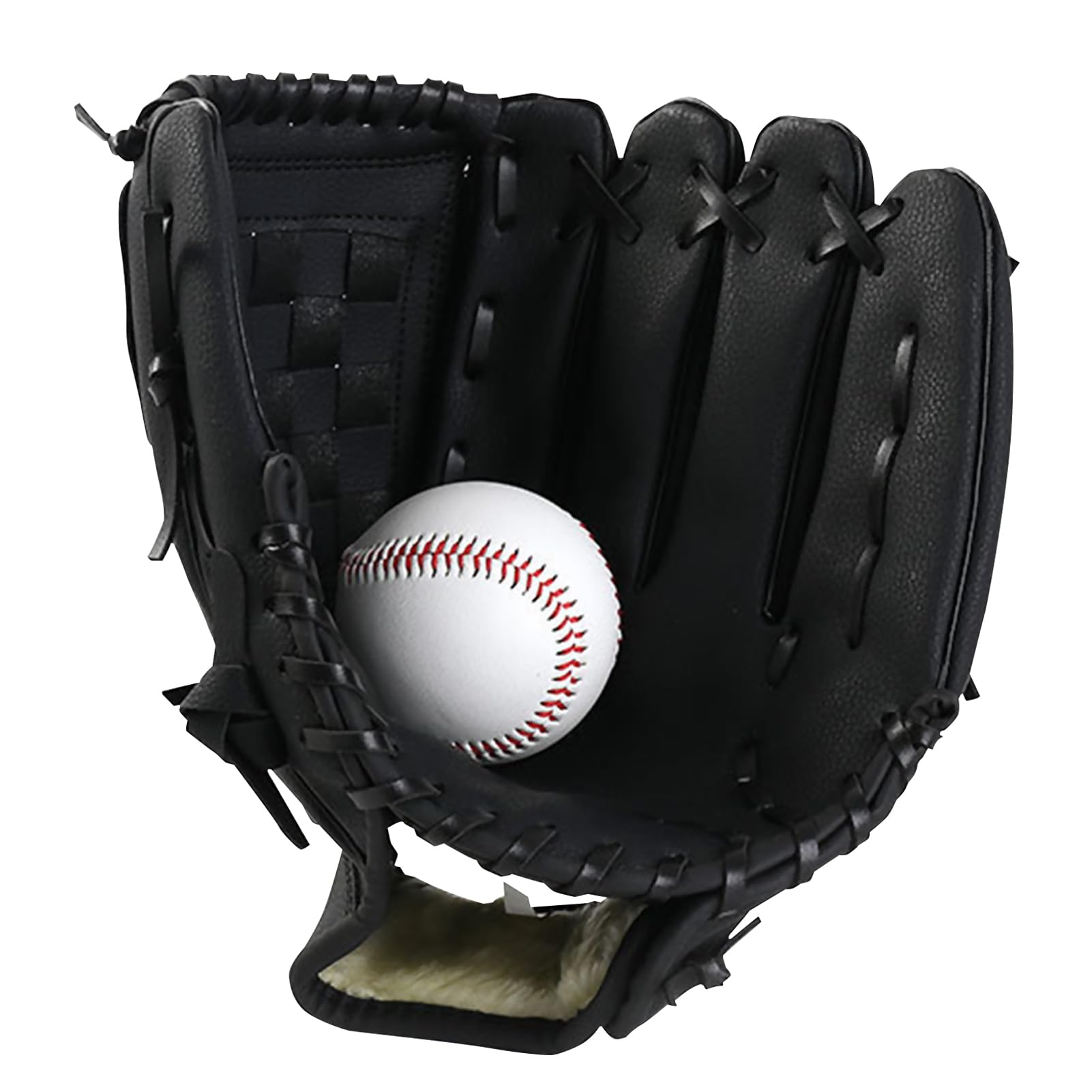 DAYONG Baseball Glove,10.5-12.5 in Softball Mitt for Infielder Pitcher, Left Hand Baseball Mitt with PU Leather, Baseball Practice Equipment for Beginners, Kids, Youth, Adult.