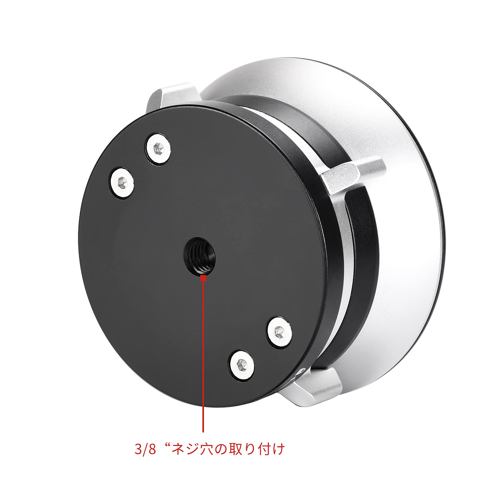 SUNWAYFOTO Base di livellamento LB-90 Testa treppiede Capacità di carico 25 kg