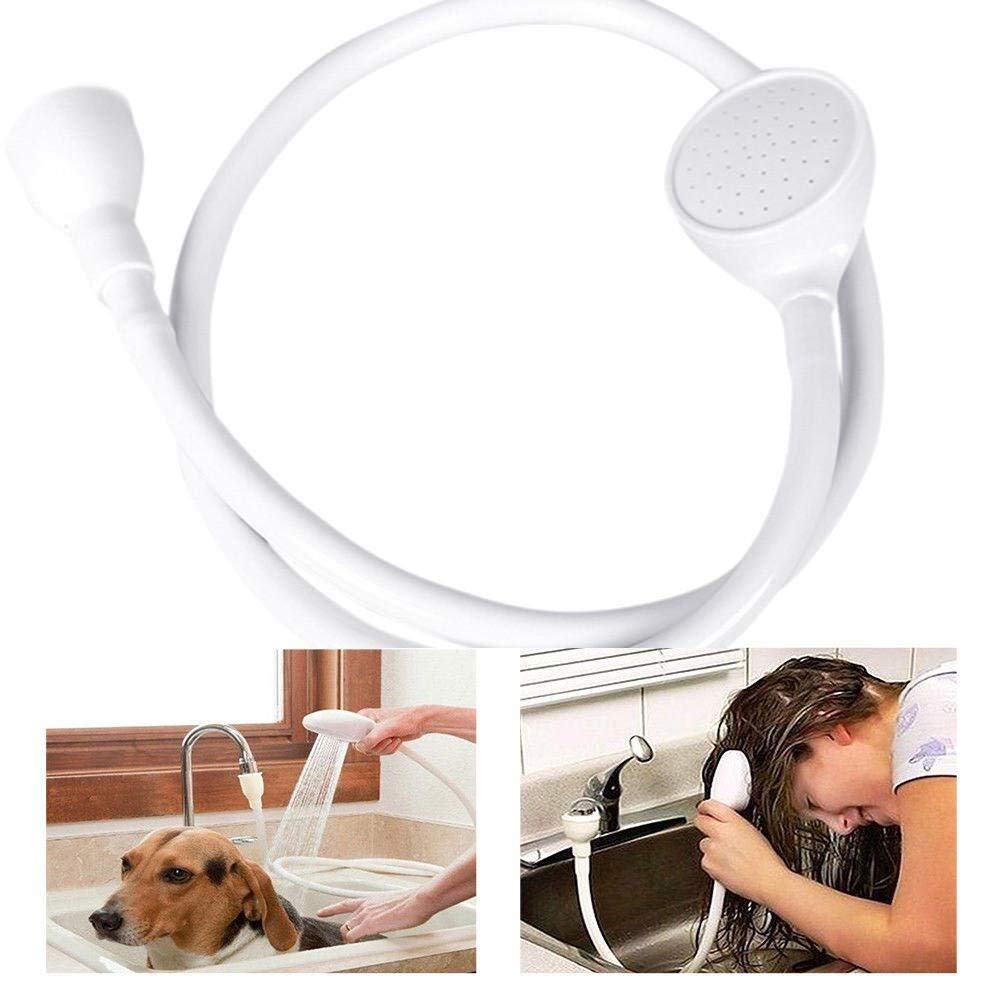 Tête de douche avec tuyau mélangeur pour robinet baignoire et lavabo