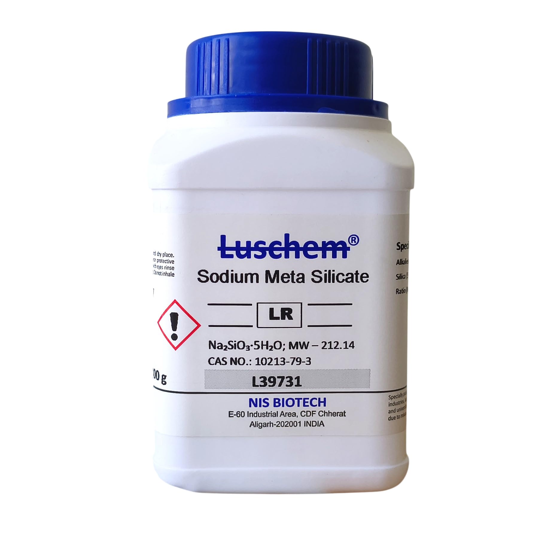 Sodium Metasilicate Pentahydrate (Na₂SiO₃·5H₂O) – Cleaning Agent, Water Softener & Detergent Builder – High Purity Chemical Powder – Lab and Industrial Use-picture-10