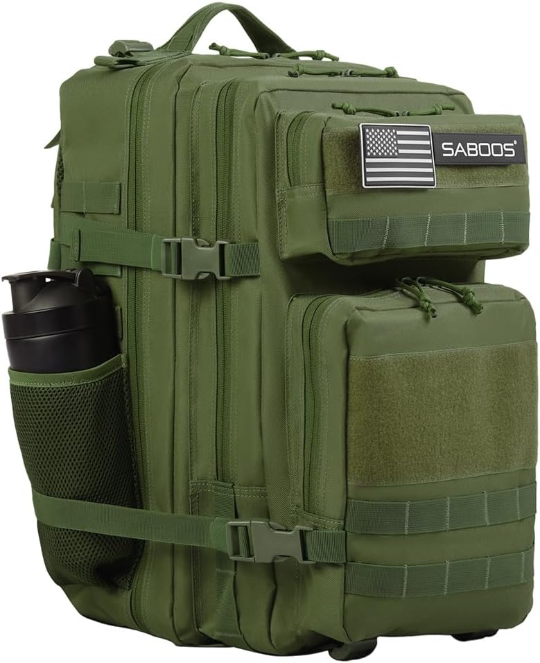 Military Tactical Backpack for Men 45L Molle Army 3 Days Assault Pack Bug Out Bag Water Resistant