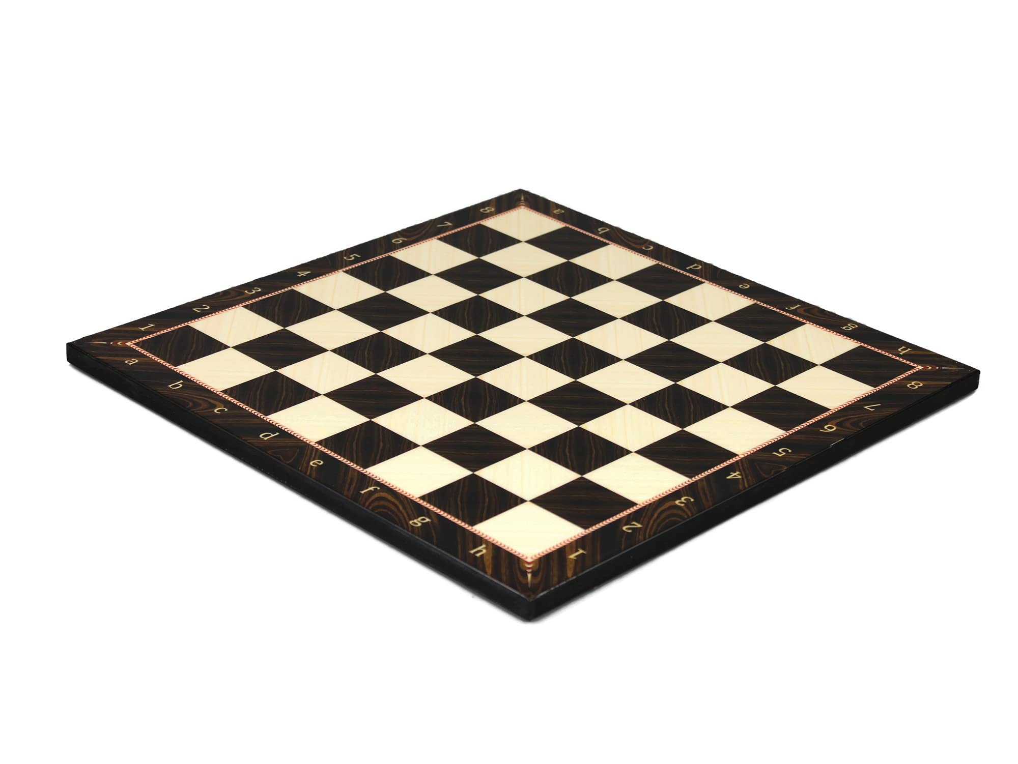 Portable Wooden Flat Chess Board Walnut For Your Chess Pieces To Complete Your Chess Set 14 Inch
