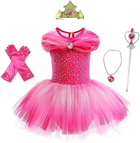 Dressy Daisy - Leotardos de ballet, vestidos con tutú para niñas pequeñas, trajes de danza para bailarinas con falda de tul