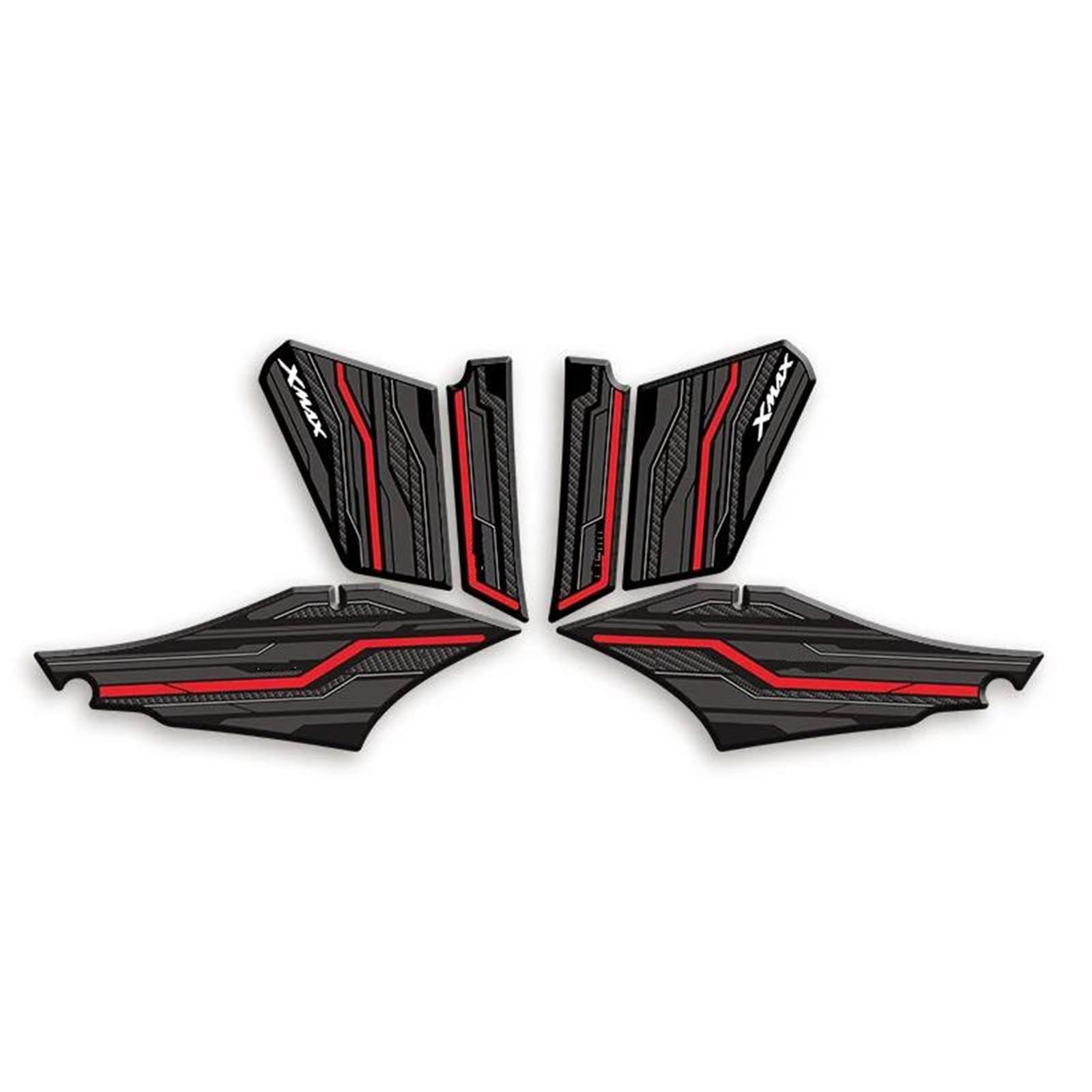 for Yamaha XMAX300 2024 Years Motorcycle Rubber Fuel Tank Stickers Kits of Bike Gas Pad Decoration Decals Helmet Protector(Color10)