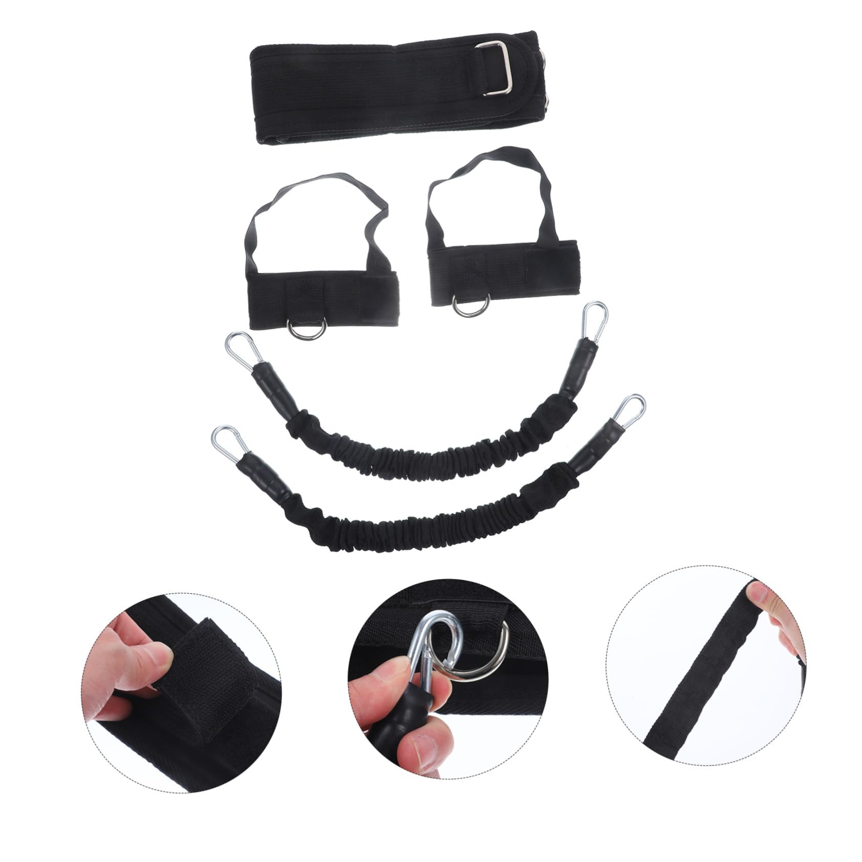ABOOFAN Allenatore Basket con Cinghie Elastiche per Salto e Potenziamento Gambe Strumento Pratico per Esercizi di Agilità e Condizionamento Adatto Tutti Atleti