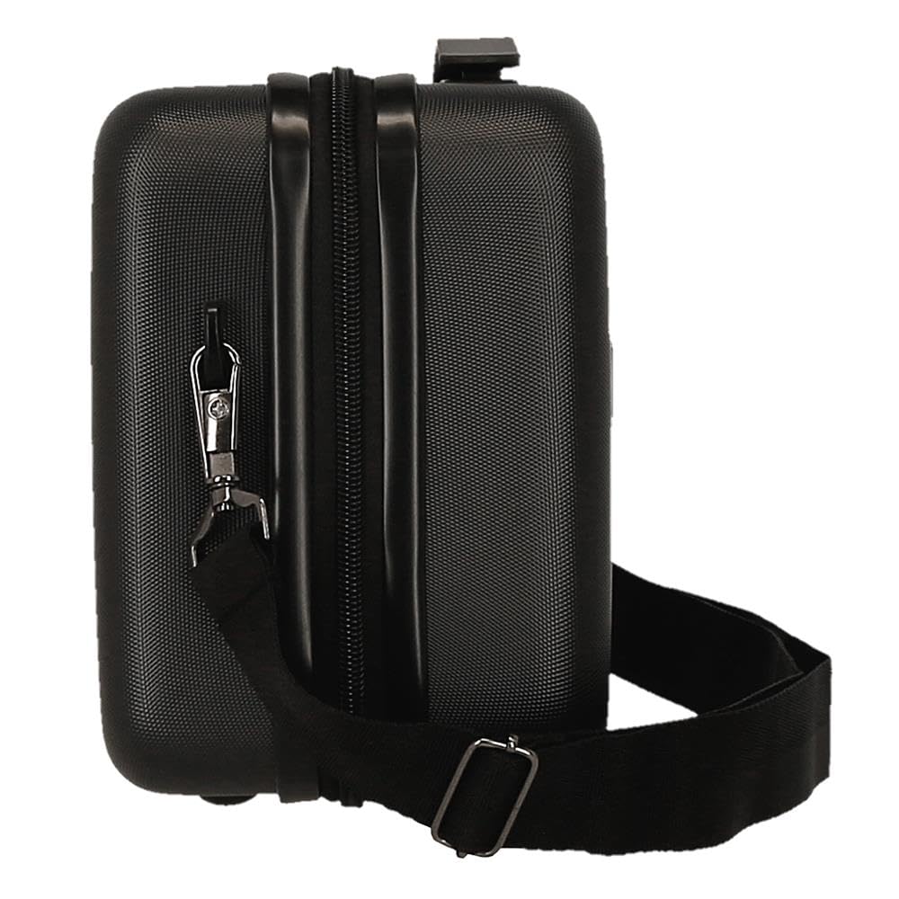 Borsa da toilette da cabina MOVOM Wood, bagaglio a mano, interno con due scomparti, realizzata in materiale ABS resistente e leggero. Da Joumma Bags