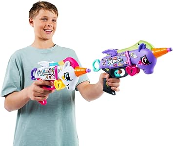 Zuru X-Shot Blastercorn Double Rizz Blastercorn with 32 Darts (Pack of 2)