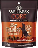 Vista 10 de Wellness CORE - Golosinas para cachorros, naturales, golosinas de entrenamiento, sin granos, carne de res Brainiac y pavo (bolsa de 6 onzas)